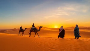 Experience the thrill of a Fes to Marrakech desert tour with majestic dunes and camel rides in Morocco’s Sahara.