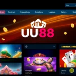 UU88 online casino platform with vibrant visuals and secure login interface for players seeking trusted gaming experiences