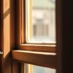 Heritage window restoration showing detailed sash window repair with traditional craftsmanship