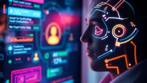 Interactive human or not AI game showing a user engaging with a chatbot, emphasizing the challenge of distinguishing between human and artificial responses, perfect for screen reader clarity.