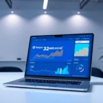 Visually engaging graphic showcasing https://32win.social/ platform features with clear icons and a user-friendly interface, emphasizing social media engagement and digital growth.