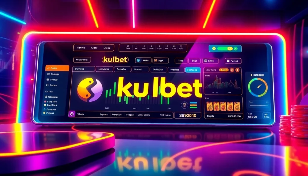 Hình ảnh nền tảng kubet trực tuyến sôi động, thể hiện các trò chơi casino và cá cược hấp dẫn, phù hợp với nội dung nhà cái uy tín.