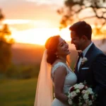 Professional Mariage photographe capturing candid moments of a couple at their wedding, showcasing authentic emotion and natural lighting.