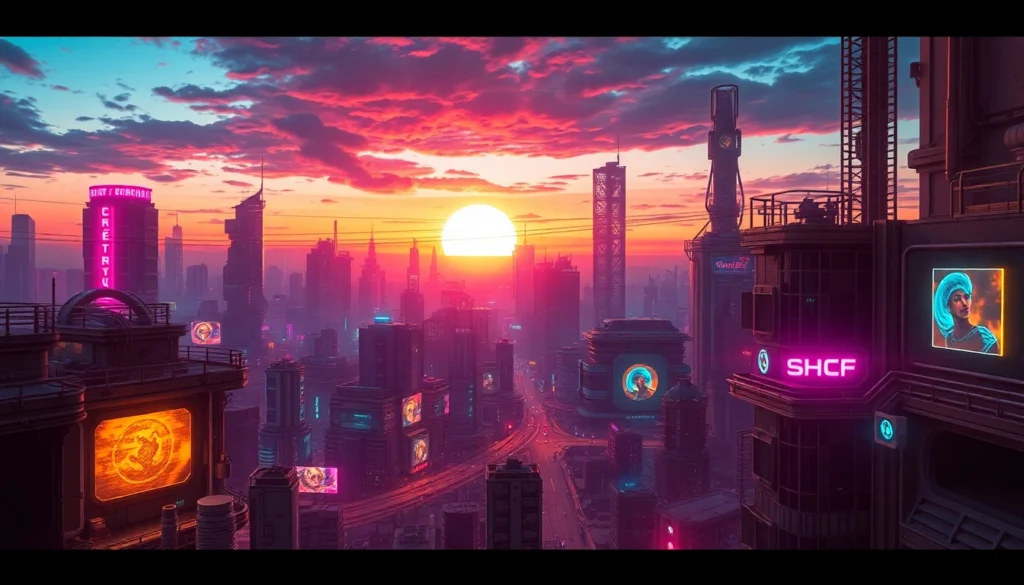 Show an AI image generator no restrictions creating a vivid, detailed cyberpunk cityscape with neon glow and reflective textures, emphasizing freedom in digital art.