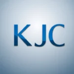 KJC emblem with bold letters and a professional design symbolizing trust and expertise for branding.