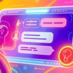 Spicy AI Chat app interface with colorful visuals and engaging roleplay scenes, highlighting user interaction and creativity at the forefront.