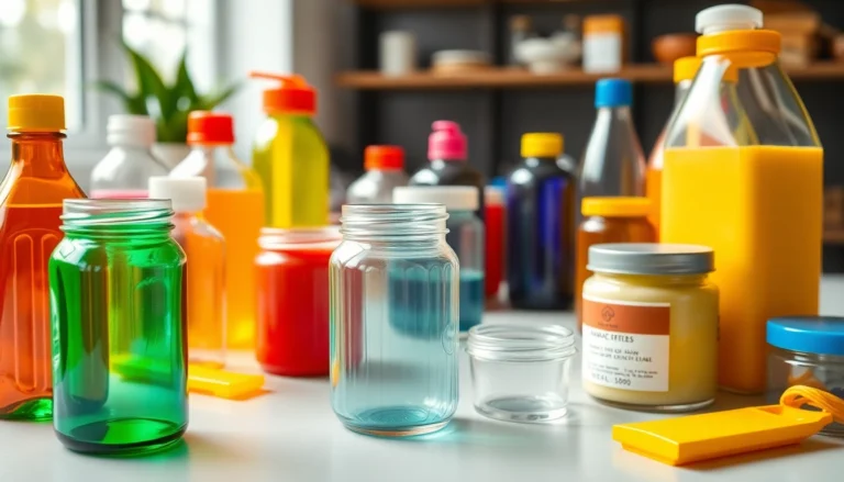 High-quality plastic s h i s e in various colors and sizes displayed on a clean surface for