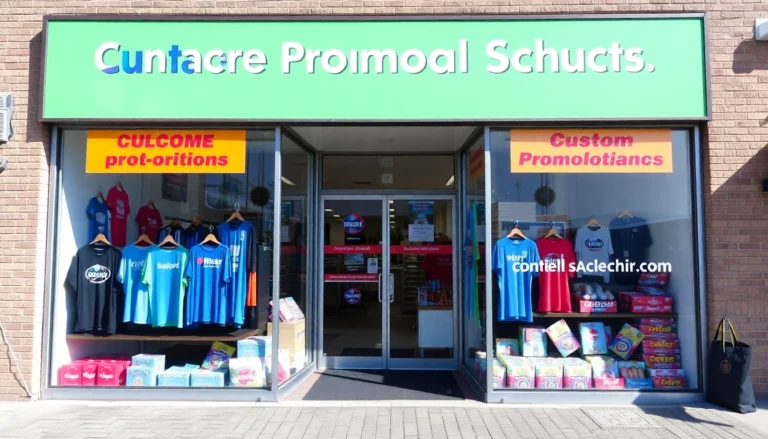 Creative promotional products in Louisville attract attention with branded items and vibrant