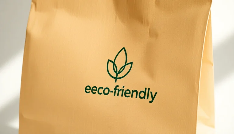 High-quality torba papierowa with natural texture, showcasing eco-friendly packaging for retail