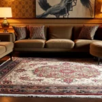Professional artisan crafting a Tappeto persiano Milano showcasing traditional knotting