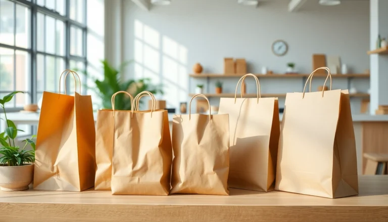 High-quality torba papierowa with eco-friendly branding and modern design, suitable for retail