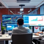 Professional team analyzing digital marketing and agencia de posicionamiento seo strategies to